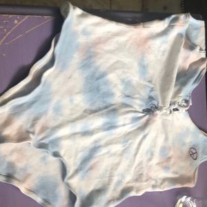 Light ping and light blue TIE DYE XS.never used!